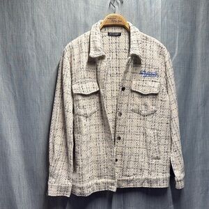 🏴 Dazy tweed jacket “love yourself” size medium